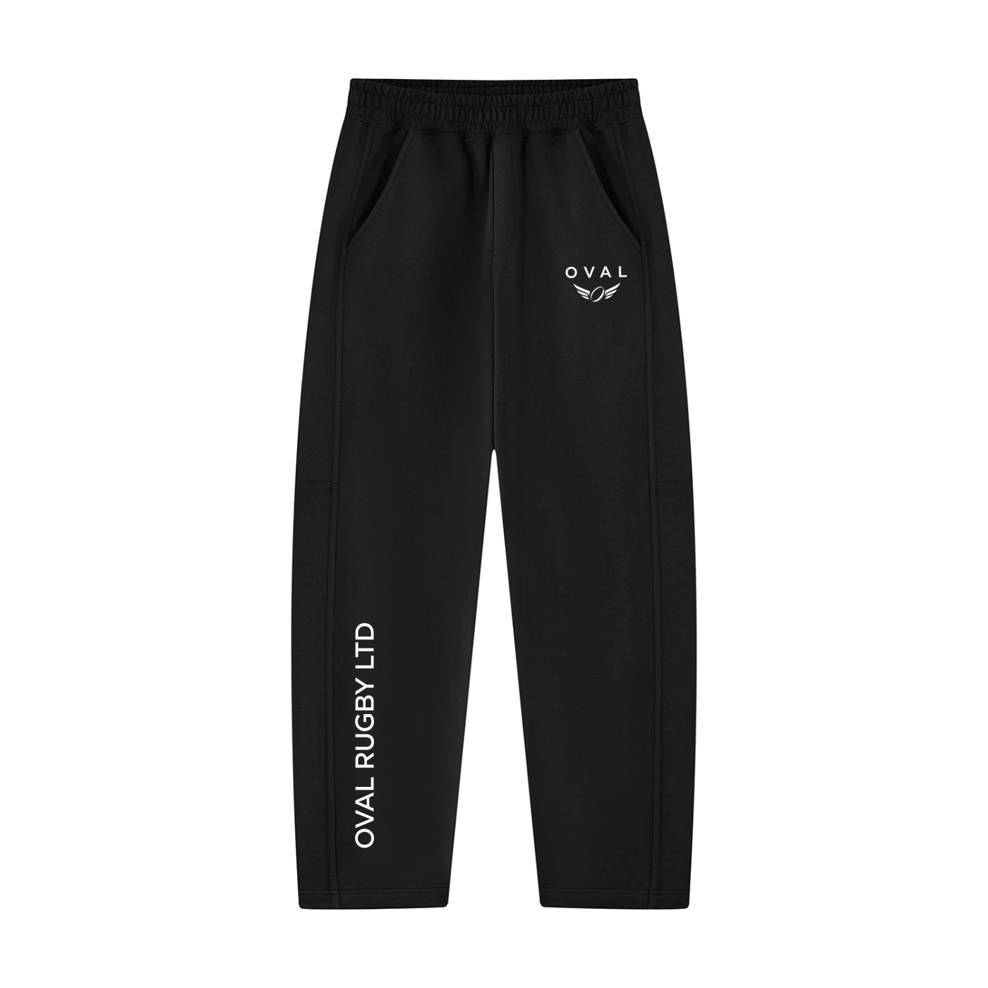 Oval Tapered Straight Hem Sweatpants