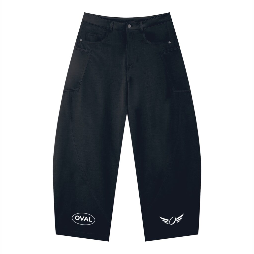 Oval Barrel Leg Pants