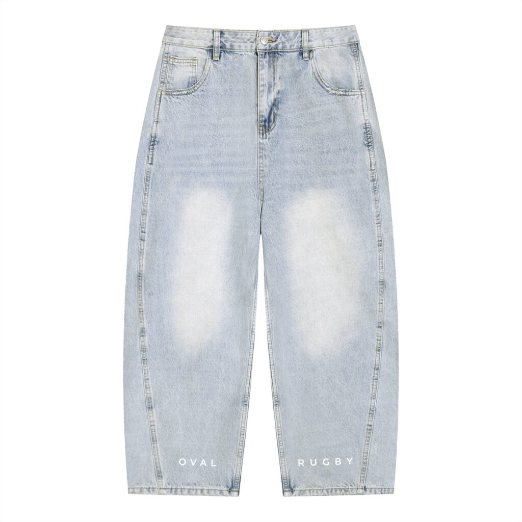 Oval Vintage Barrel Leg Jeans