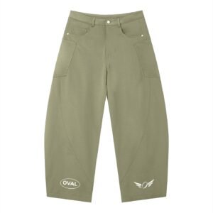 Oval Barrel Leg Pants