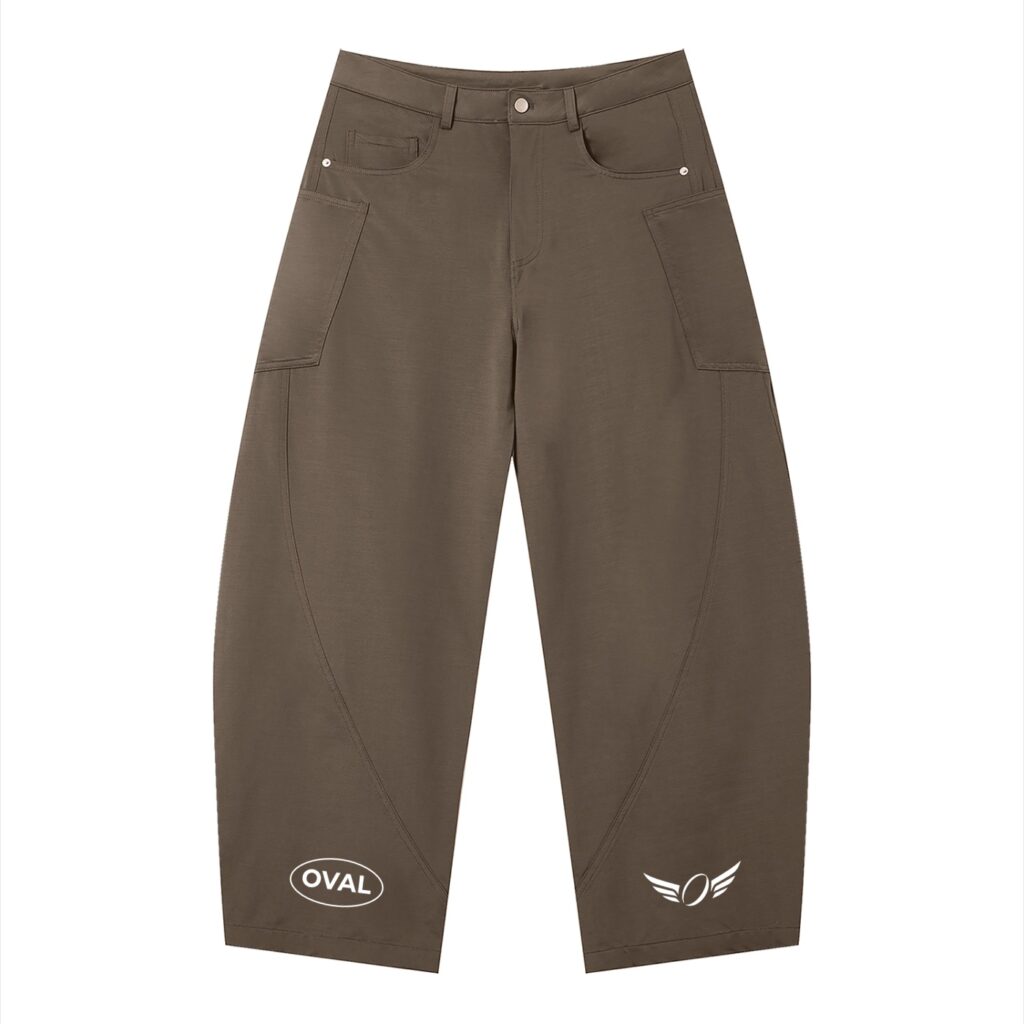 Oval Barrel Leg Pants